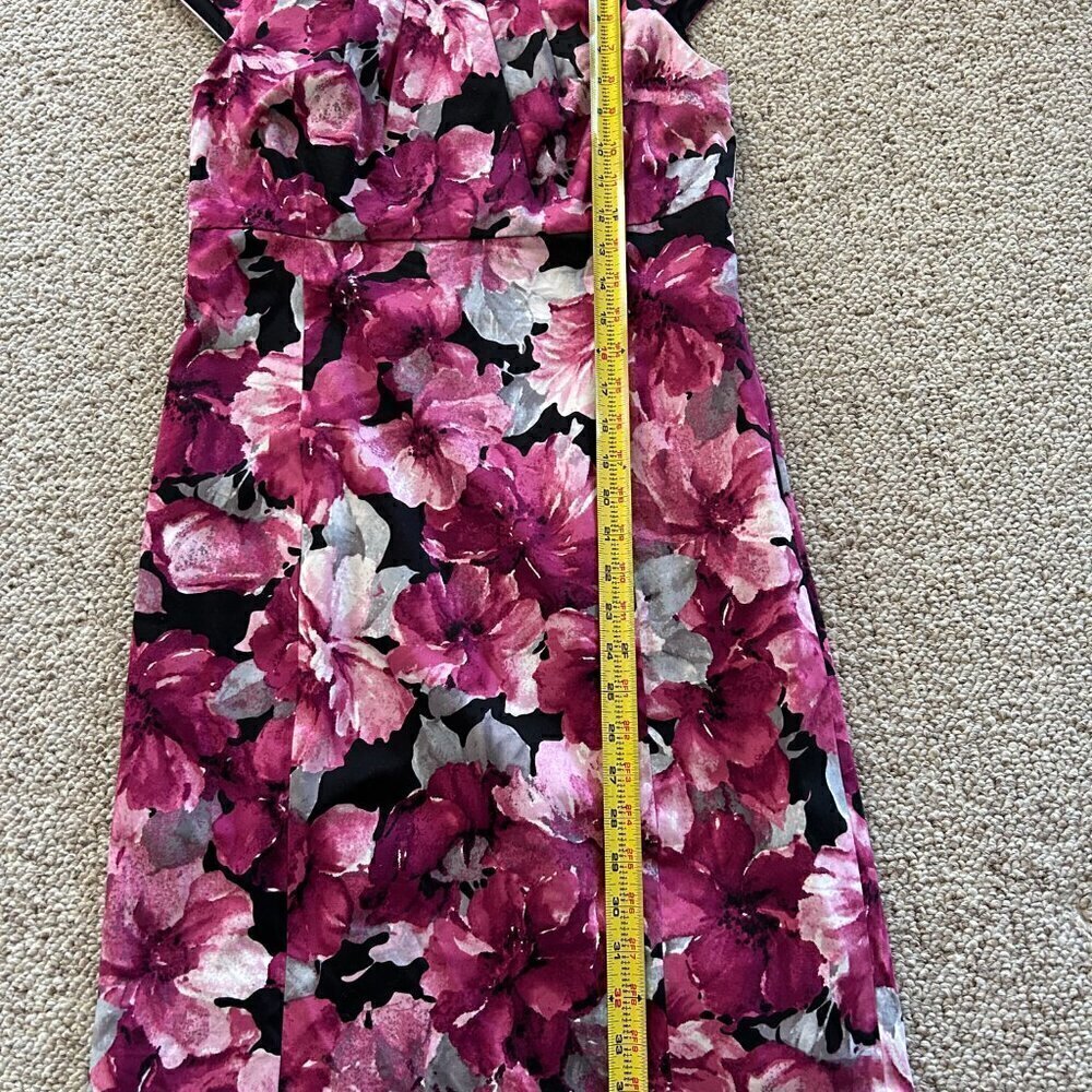 Jones New York Floral Dress Size 4 Wedding Guest Garden Party Feminine Glam Chic - Picture 6 of 6